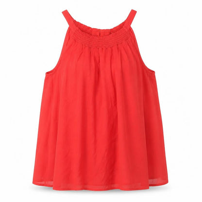 Womens UK Size 10 Marks and Spencer Red Basic Blouse