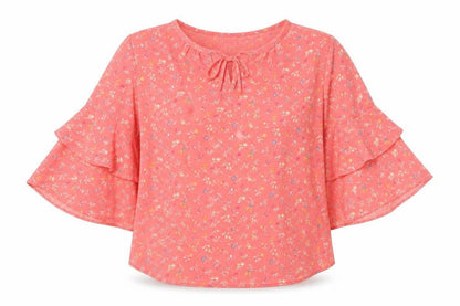Womens UK Size S Gap Pink Basic Blouse