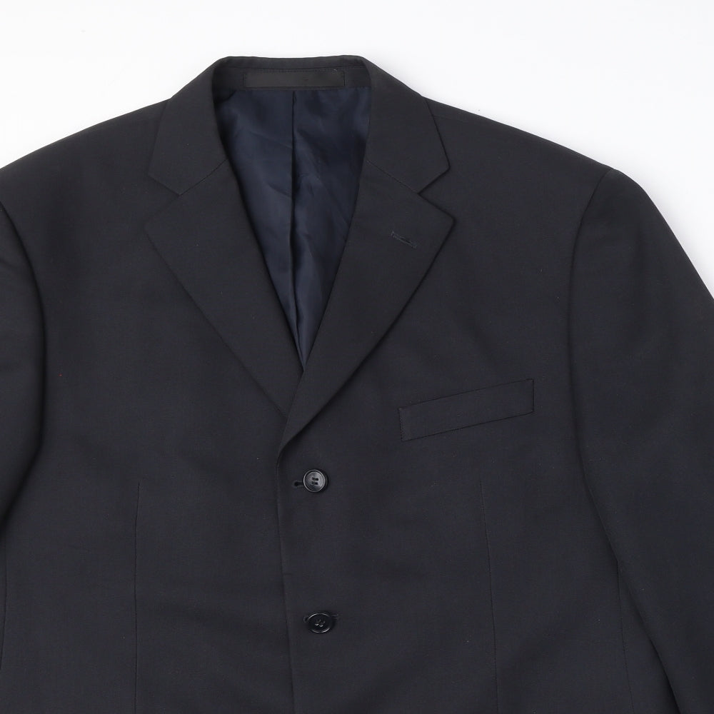 Mens UK Size 42 Marks and Spencer Regular Black Suit Jacket