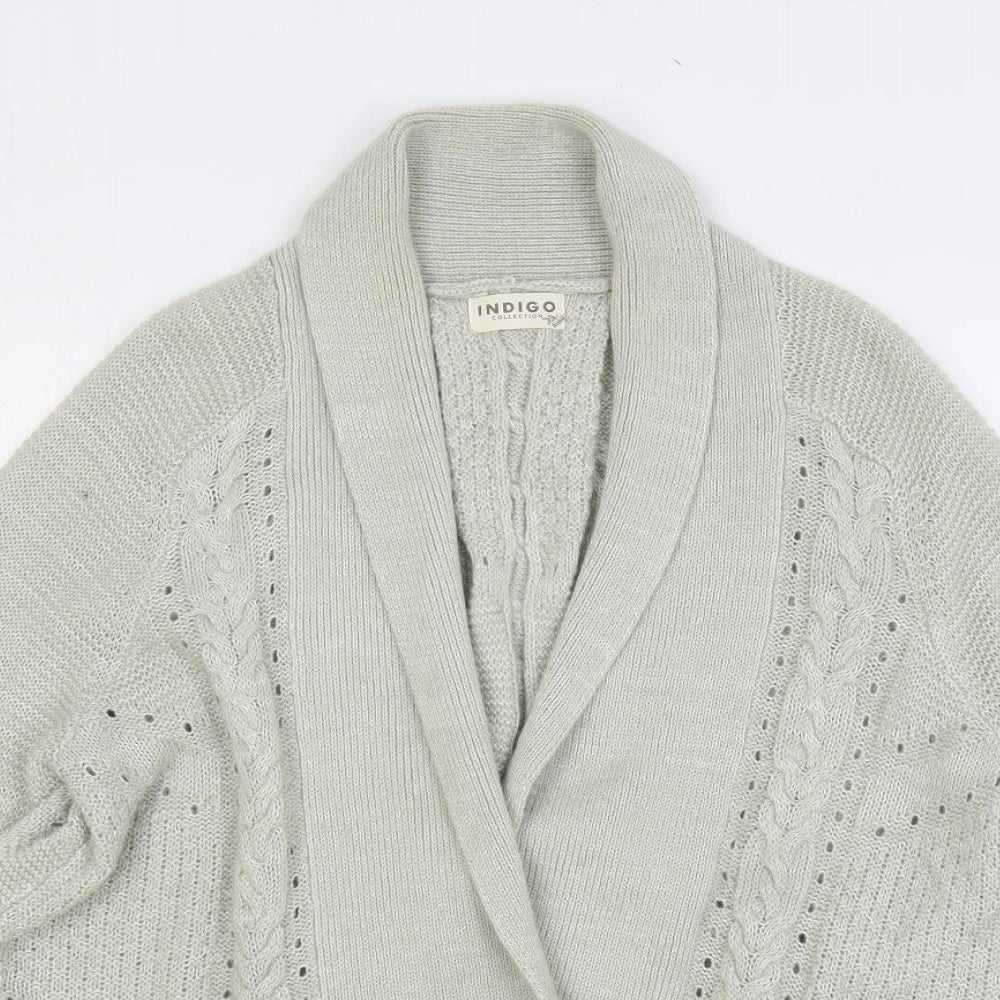 Womens UK Size 14 Marks and Spencer Grey Cardigan Jumper