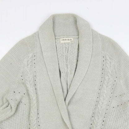 Womens UK Size 14 Marks and Spencer Grey Cardigan Jumper