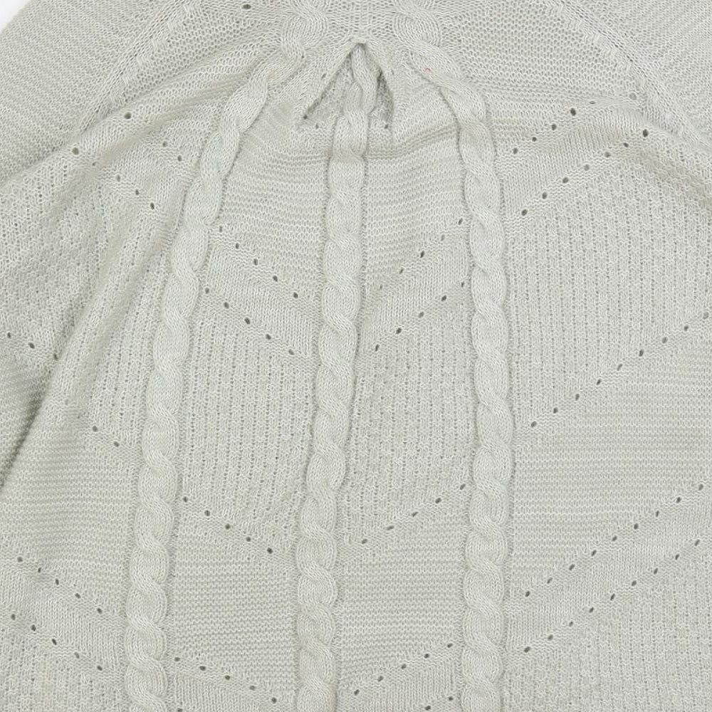 Womens UK Size 14 Marks and Spencer Grey Cardigan Jumper