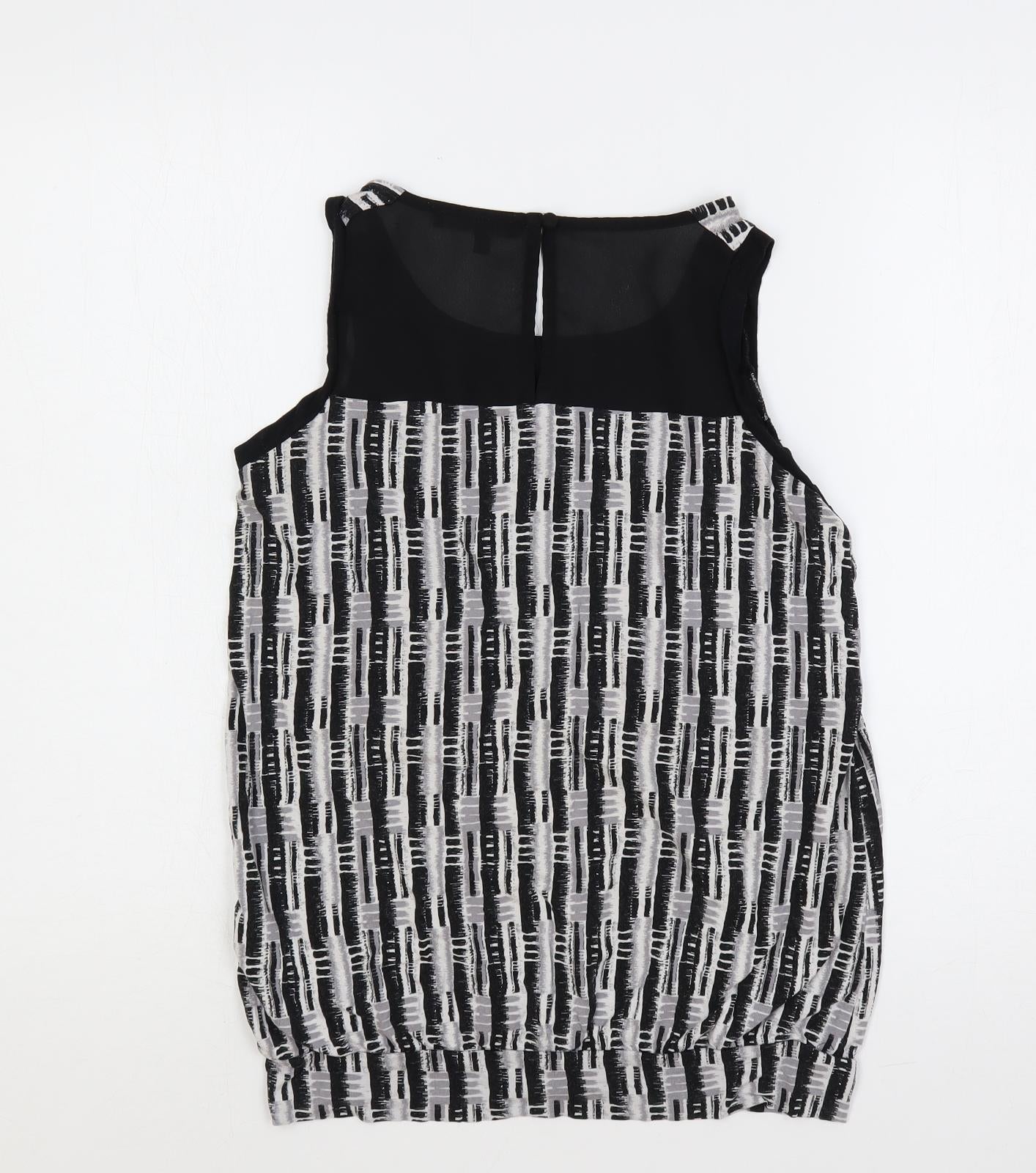 Womens UK Size 8 NEXT Black Basic Tank