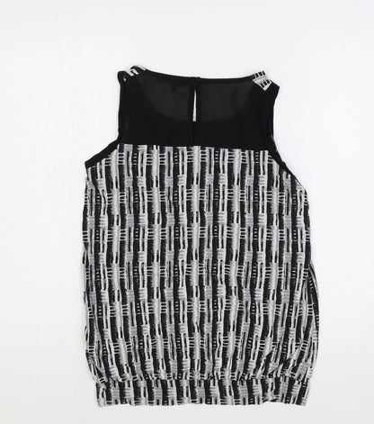 Womens UK Size 8 NEXT Black Basic Tank