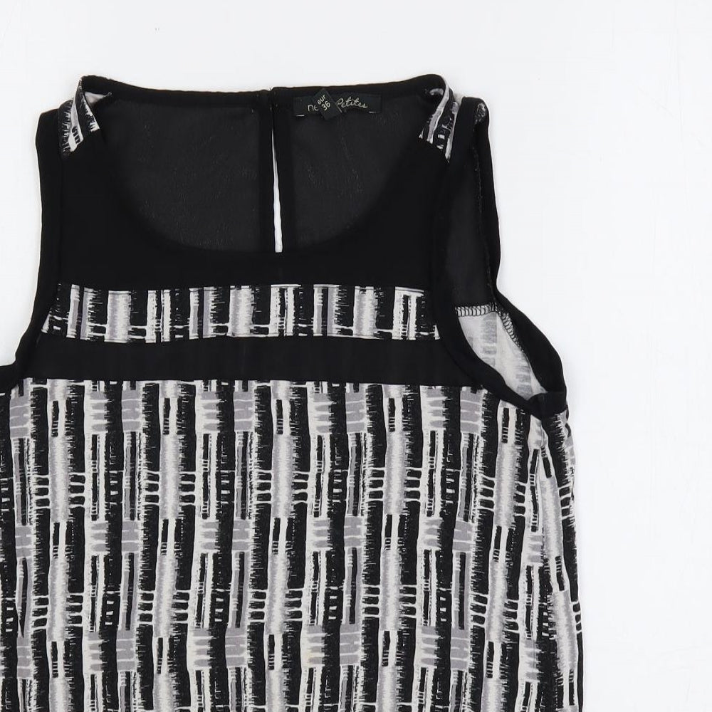 Womens UK Size 8 NEXT Black Basic Tank