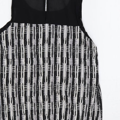 Womens UK Size 8 NEXT Black Basic Tank