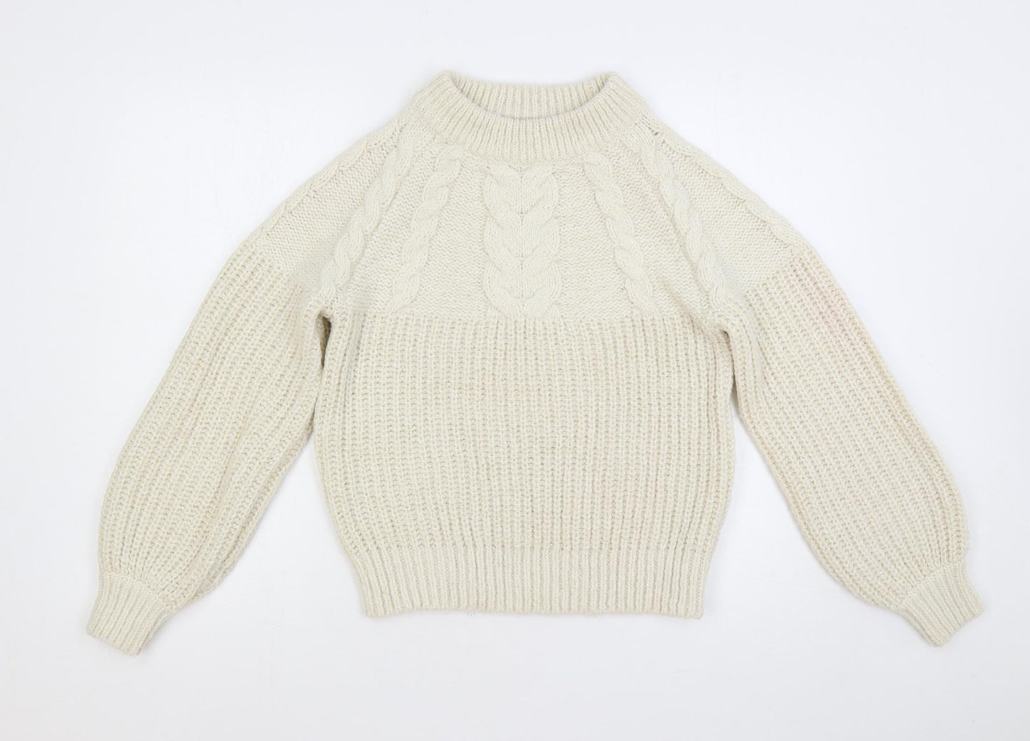 Womens UK Size S Dorothy Perkins Ivory Pullover Jumper