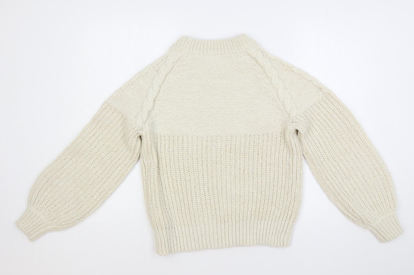 Womens UK Size S Dorothy Perkins Ivory Pullover Jumper