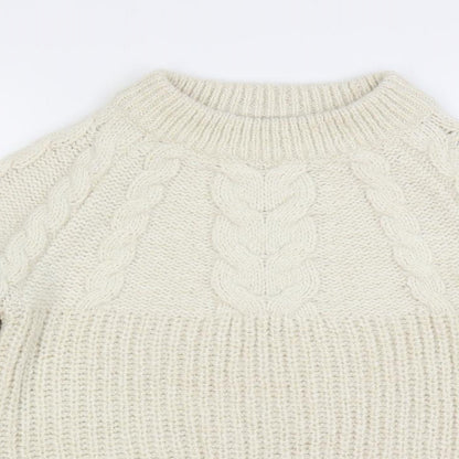 Womens UK Size S Dorothy Perkins Ivory Pullover Jumper