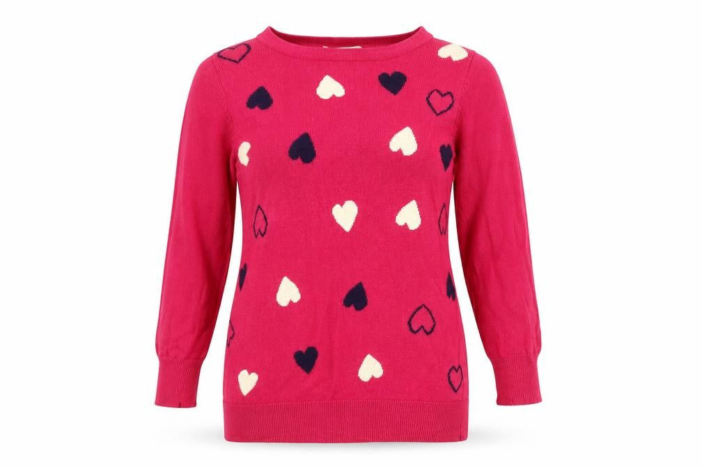 Womens UK Size XS Oasis Pink Pullover Jumper