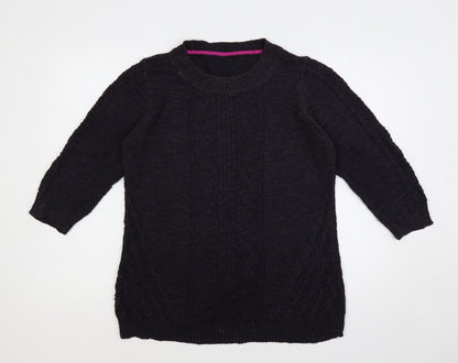 Womens UK Size 14 Marks and Spencer Purple Pullover Jumper
