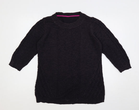 Womens UK Size 14 Marks and Spencer Purple Pullover Jumper