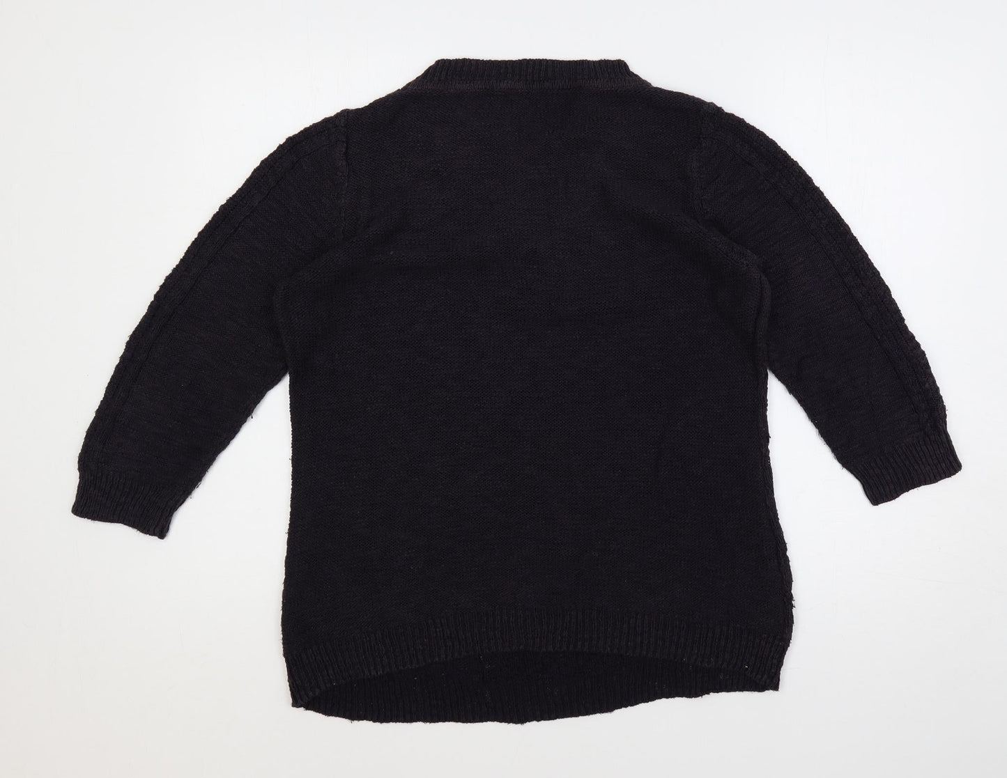 Womens UK Size 14 Marks and Spencer Purple Pullover Jumper