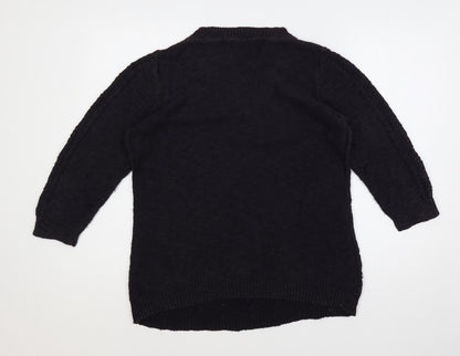 Womens UK Size 14 Marks and Spencer Purple Pullover Jumper