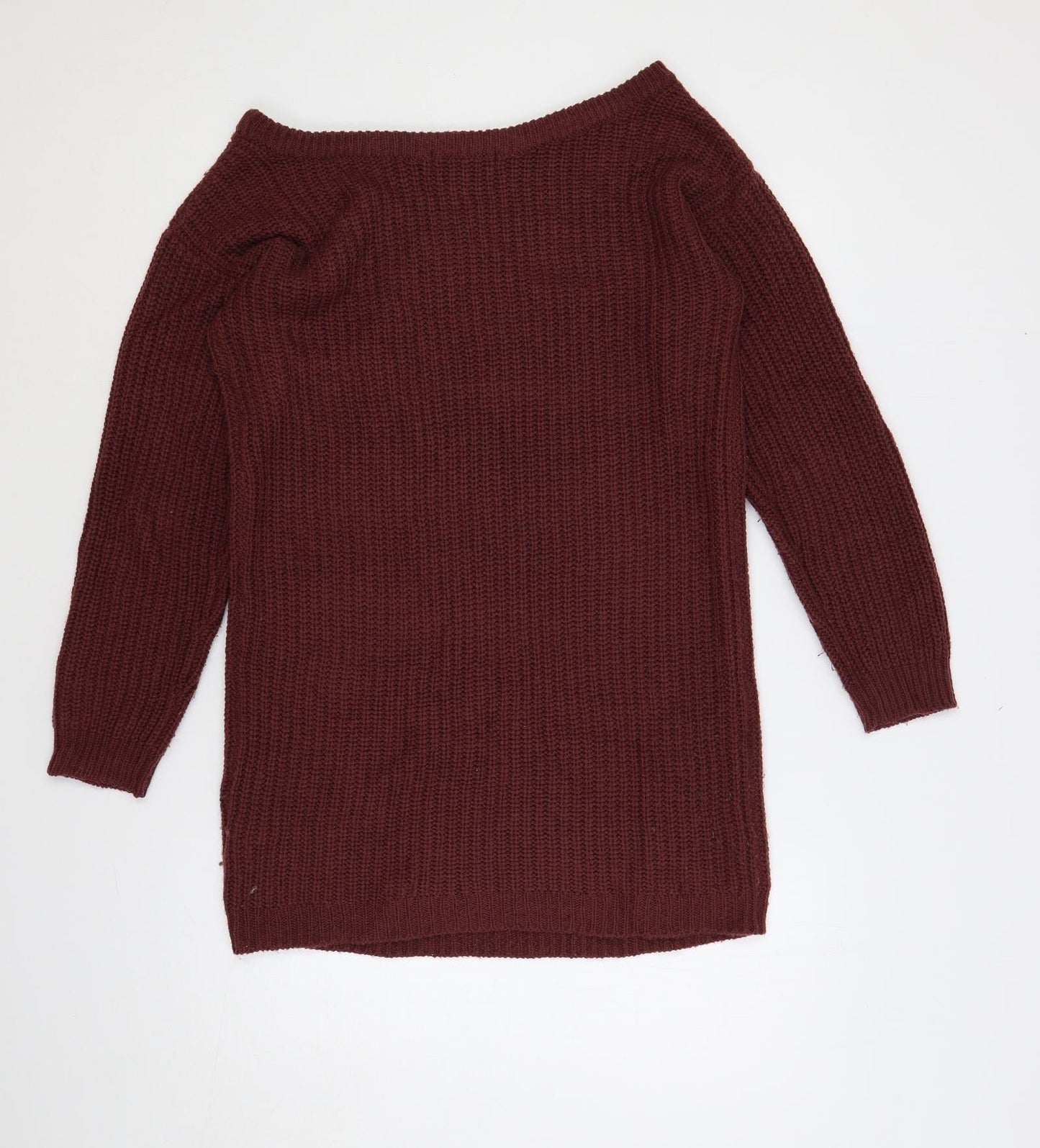 Womens UK Size 6 Missguided Purple Tunic Jumper