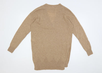 Womens UK Size S NEXT Beige Tunic Jumper