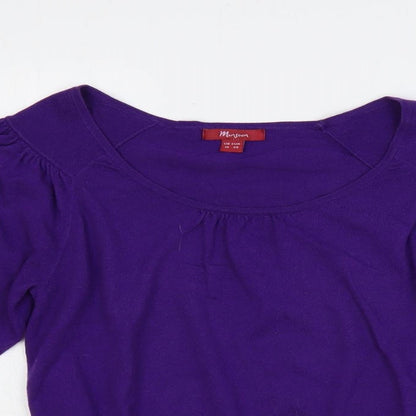 Womens UK Size 10 Monsoon Purple Pullover Jumper