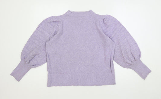 Womens UK Size 18 Marks and Spencer Purple Pullover Jumper
