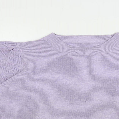 Womens UK Size 18 Marks and Spencer Purple Pullover Jumper