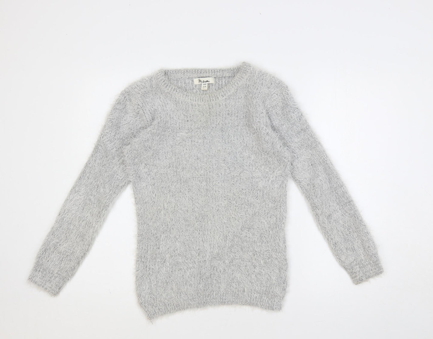 Womens UK Size M Misumi Grey Pullover Jumper