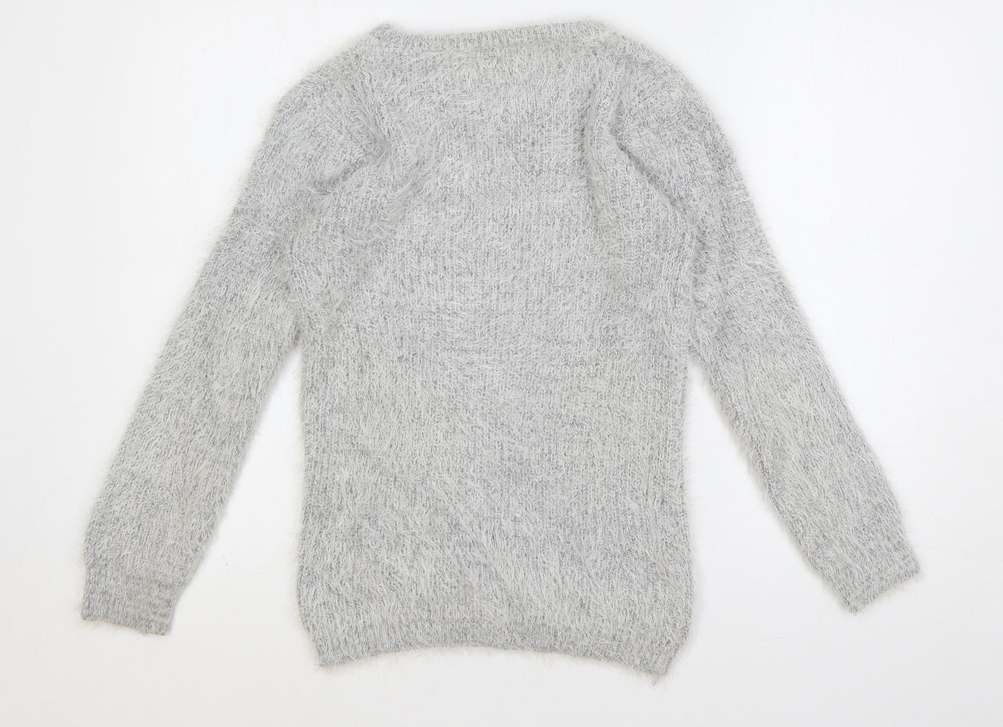 Womens UK Size M Misumi Grey Pullover Jumper