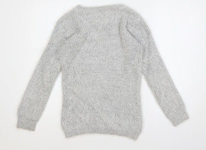 Womens UK Size M Misumi Grey Pullover Jumper