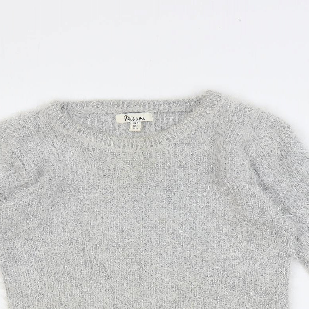 Womens UK Size M Misumi Grey Pullover Jumper