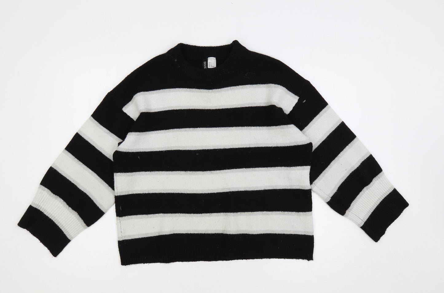 Womens UK Size S Divided by H&M Black Pullover Jumper