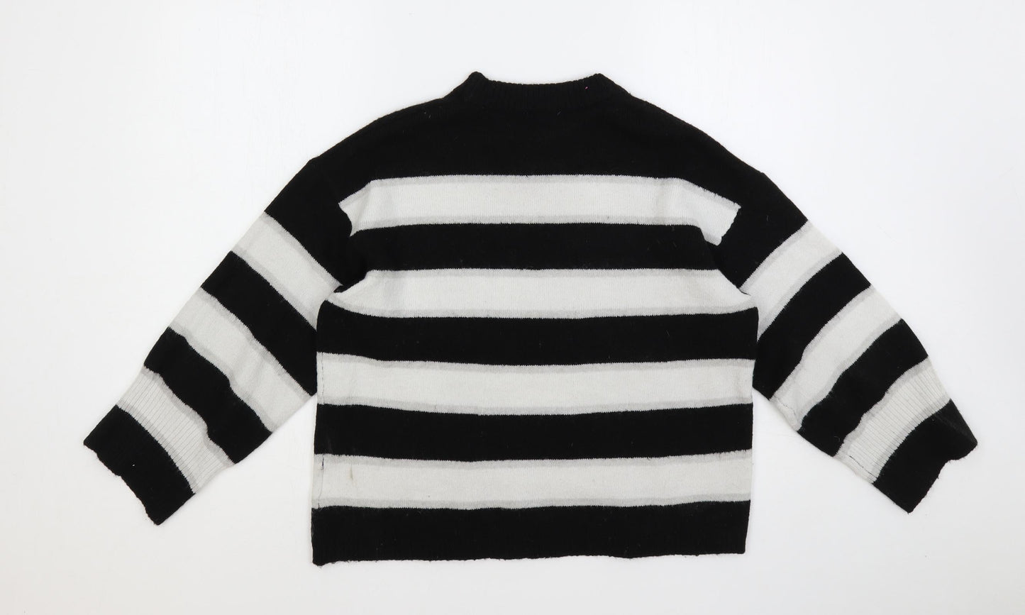 Womens UK Size S Divided by H&M Black Pullover Jumper
