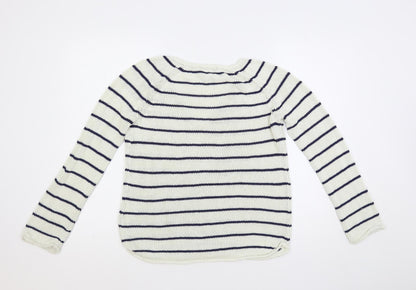 Womens UK Size S H&M White Pullover Jumper
