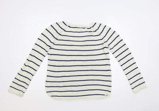 Womens UK Size S H&M White Pullover Jumper