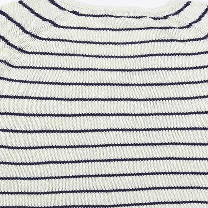 Womens UK Size S H&M White Pullover Jumper