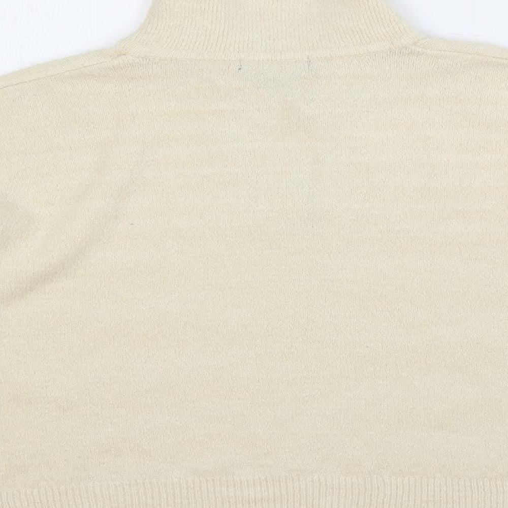 Womens UK Size L New Look Beige Pullover Jumper