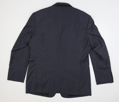 Mens UK Size 50 Boss Regular Blue Suit Jacket