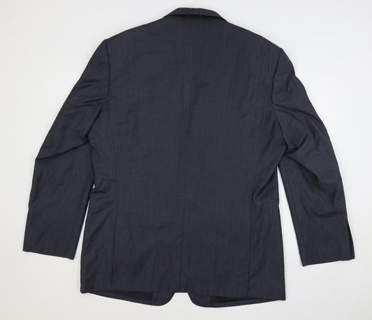 Mens UK Size 50 Boss Regular Blue Suit Jacket