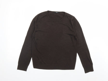 Womens UK Size 8 Marks and Spencer Brown Pullover Jumper
