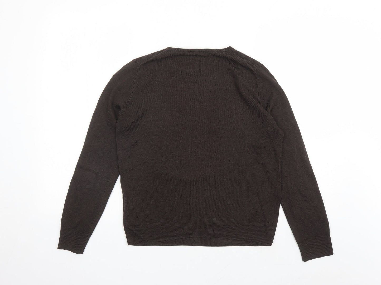 Womens UK Size 8 Marks and Spencer Brown Pullover Jumper