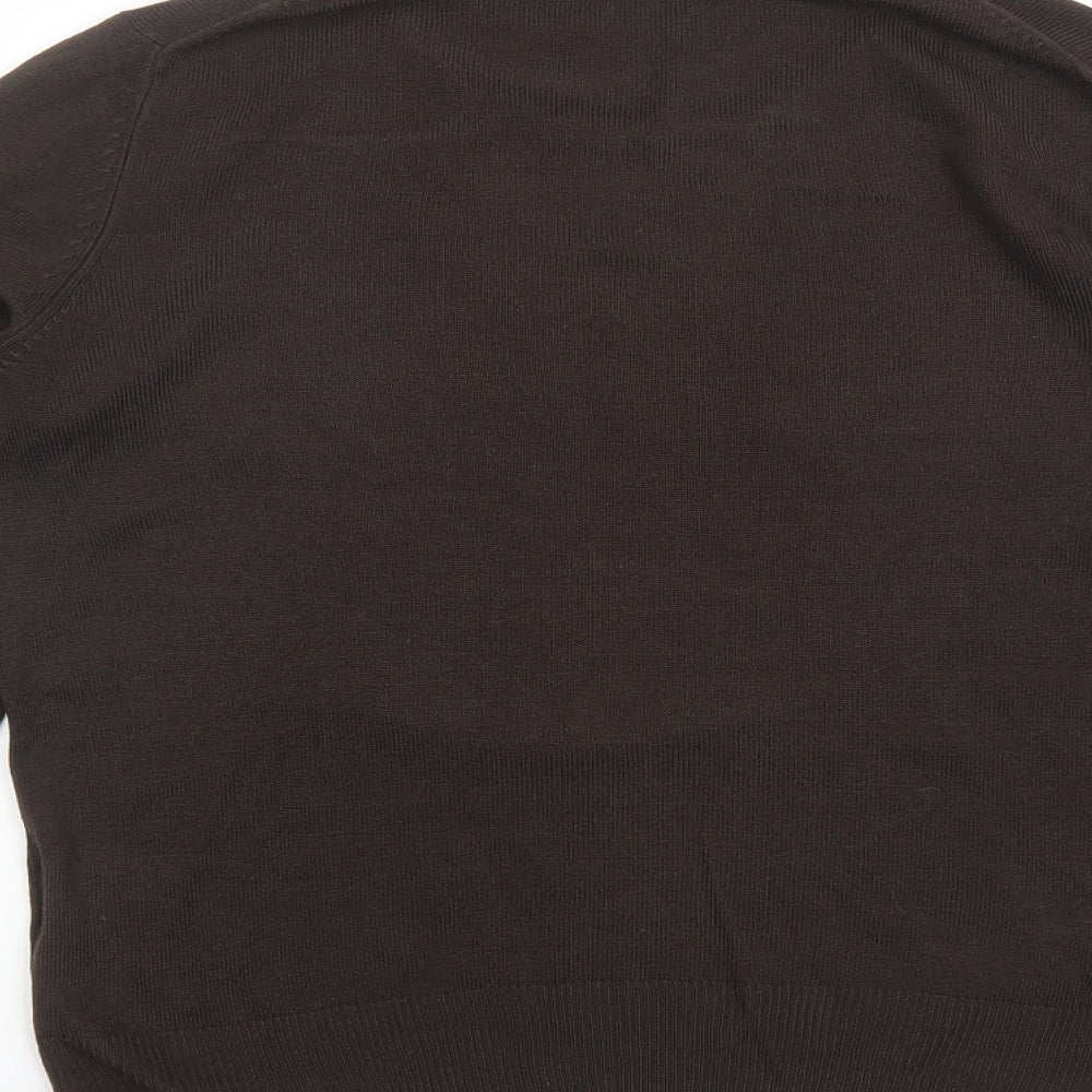 Womens UK Size 8 Marks and Spencer Brown Pullover Jumper