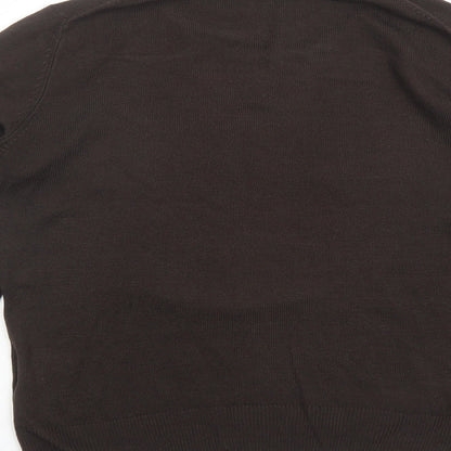 Womens UK Size 8 Marks and Spencer Brown Pullover Jumper