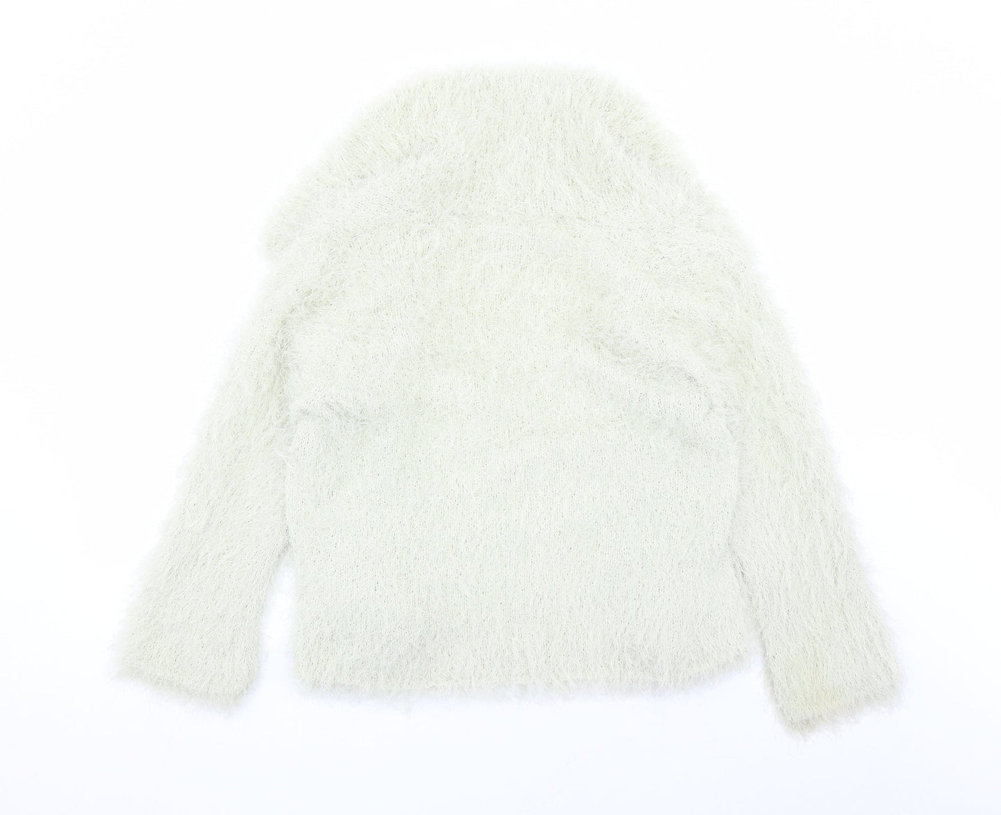 Womens UK Size M Off Shoot Green Cardigan Jumper