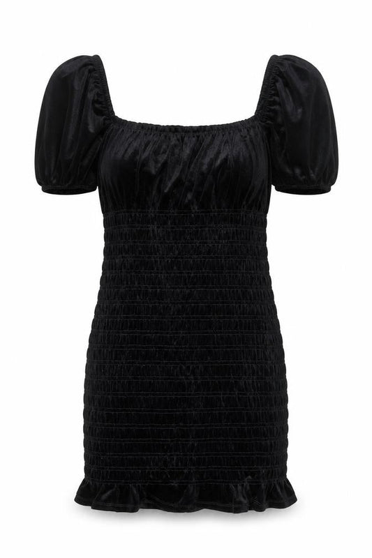 Divided by H&M Womens Black Polyester Bodycon Size S Square Neck Pullover