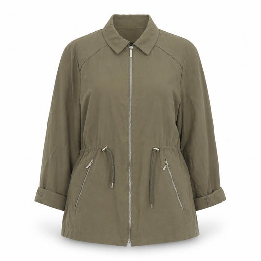 Womens UK Size M Zara Green Jacket