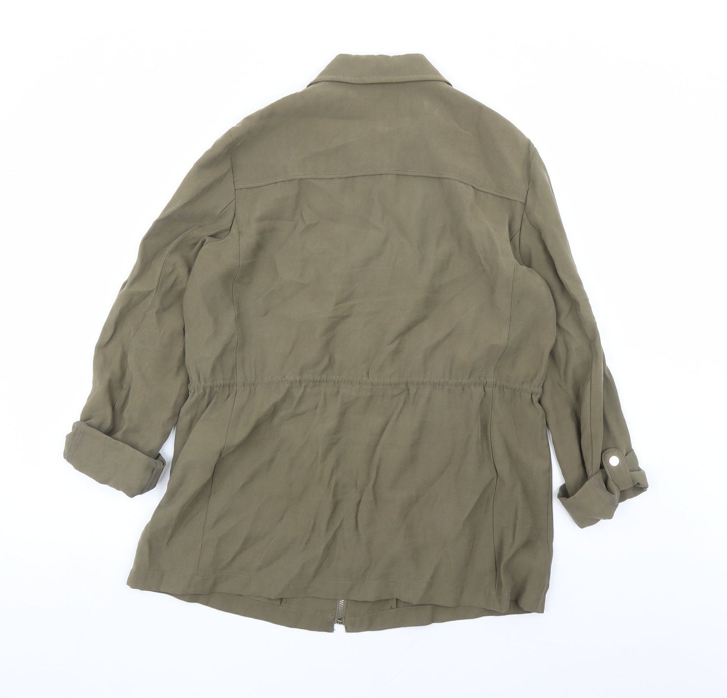Womens UK Size M Zara Green Jacket