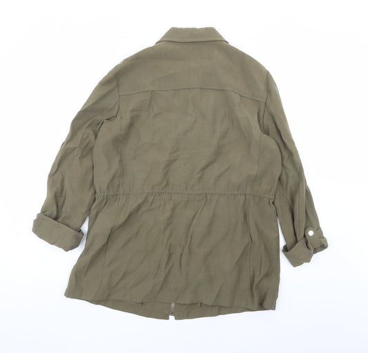 Womens UK Size M Zara Green Jacket