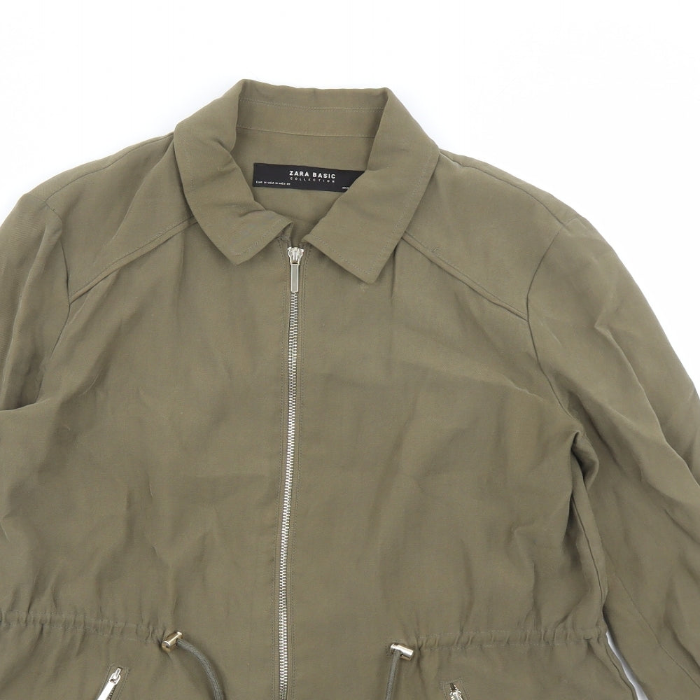 Womens UK Size M Zara Green Jacket