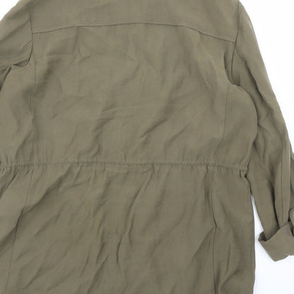 Womens UK Size M Zara Green Jacket