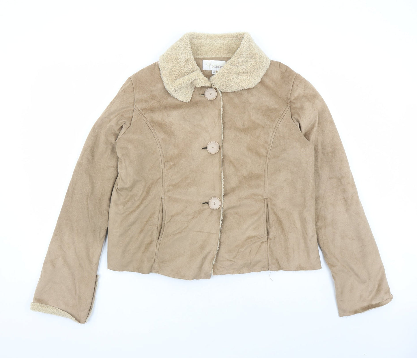 Womens UK Size 16 EWM Brown Jacket