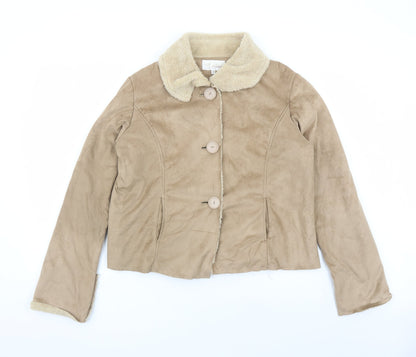 Womens UK Size 16 EWM Brown Jacket