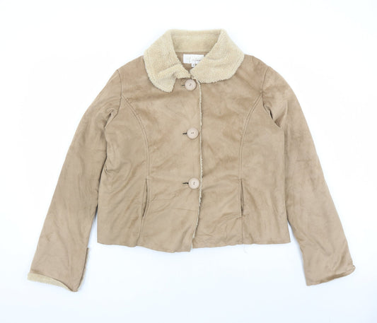 Womens UK Size 16 EWM Brown Jacket