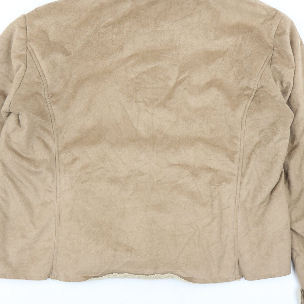 Womens UK Size 16 EWM Brown Jacket